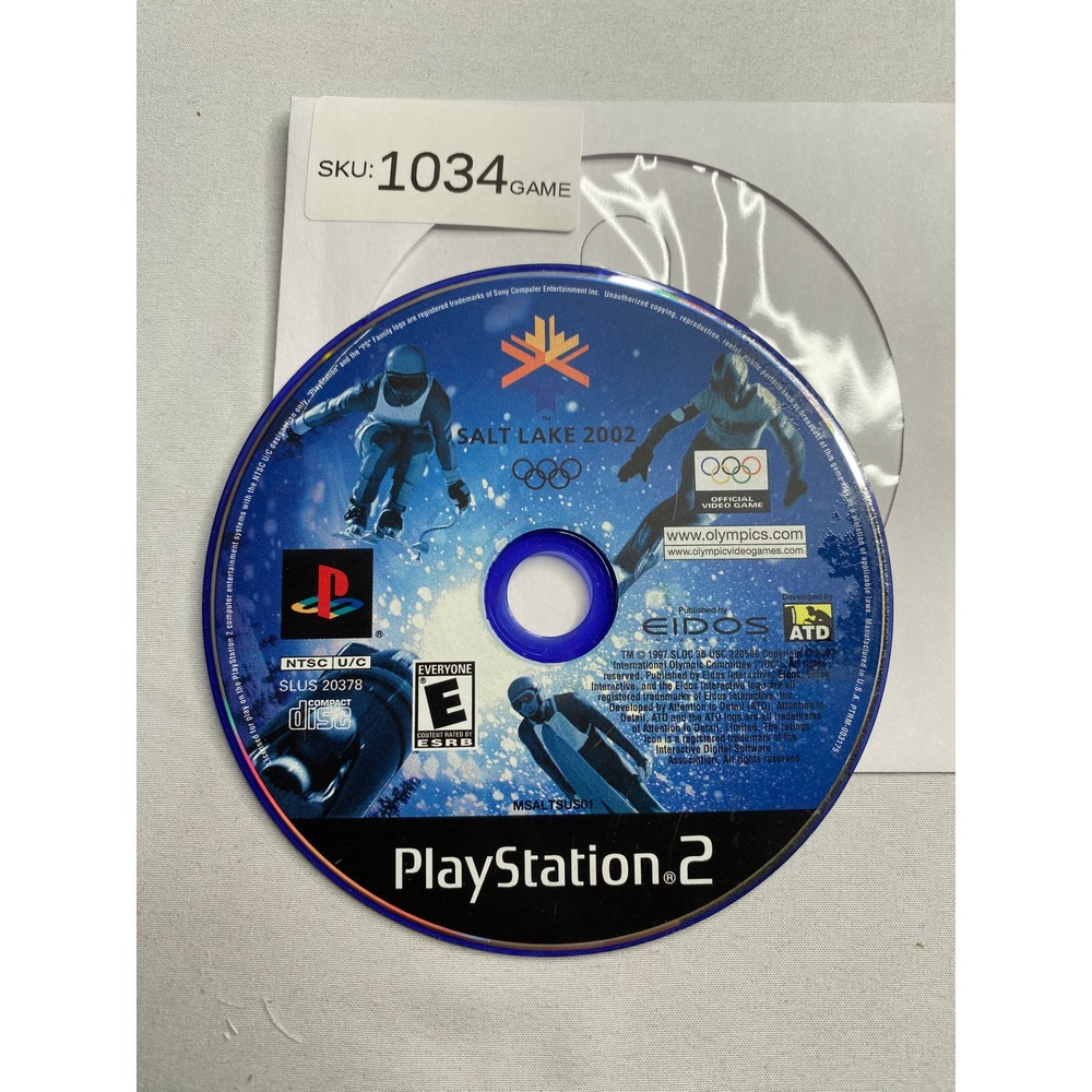 Salt Lake 2002 Official Video Game Sony PlayStation 2